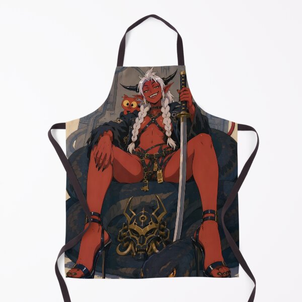 Item preview, Demon Queen on Serpent Throne – Dark Fantasy Anime Devil Girl designed and sold by Hollow Moon Studios..