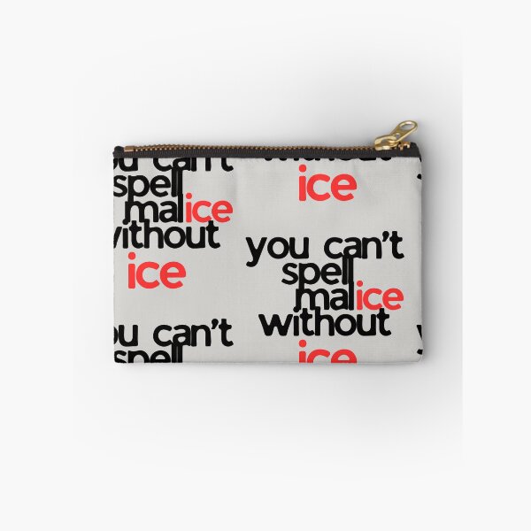 Item preview, you can't spell malice without ice designed and sold by Yeebus's Variety Store.