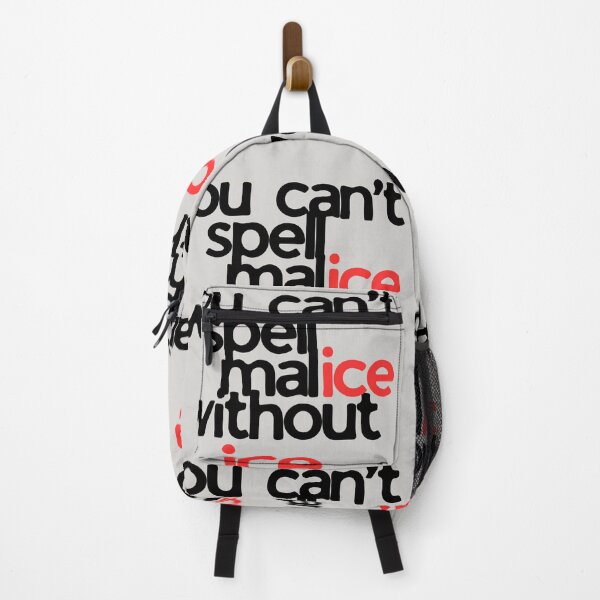 Item preview, you can't spell malice without ice designed and sold by Yeebus's Variety Store.