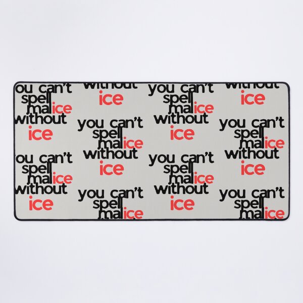 Item preview, you can't spell malice without ice designed and sold by Yeebus's Variety Store.