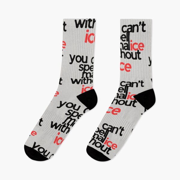 Item preview, you can't spell malice without ice designed and sold by Yeebus's Variety Store.