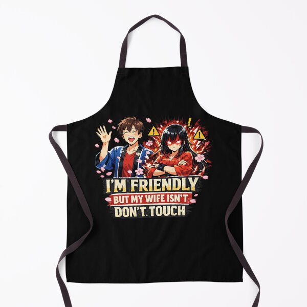 Item preview, I'm Friendly But My Wife Isn't Don't Touch Anime designed and sold by HiPatti.