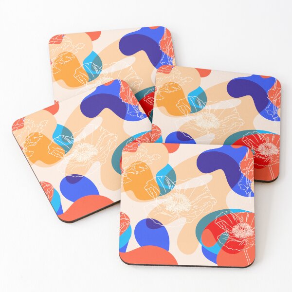 Item preview, Modern Abstract Confetti Shapes Pattern designed and sold by VirtuallyCreativ .