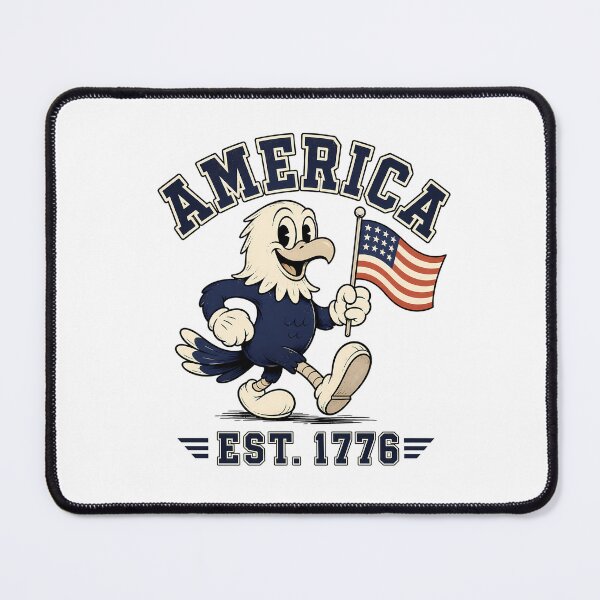 Item preview, Vintage 1776 Patriotic Eagle Mascot Retro Cartoon designed and sold by chattsuede.