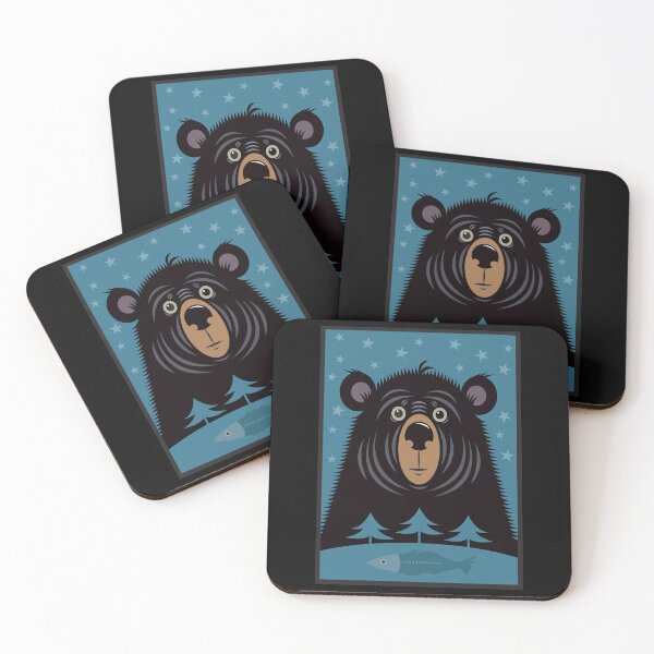 Item preview, Big Bear Fishing Night Poster designed and sold by Chris Winn.