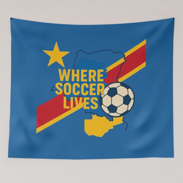 Item preview, Where Soccer Lives - DR Congo designed and sold by Endeva4eva.