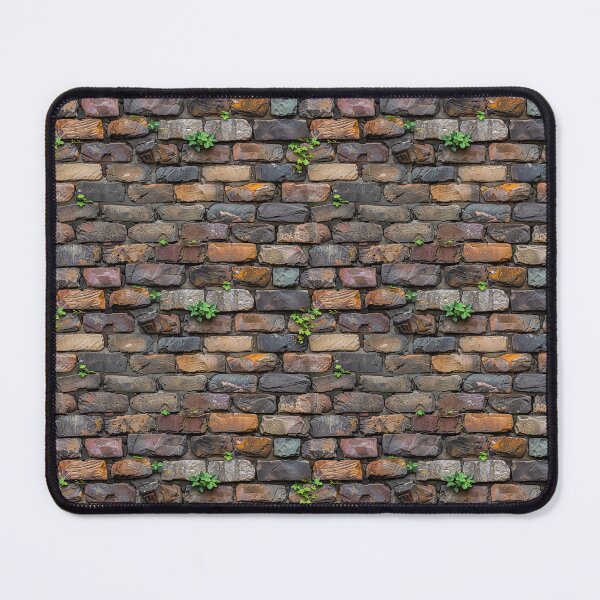 Item preview, Rustic Old Brick Wall with Green Ivy designed and sold by NTGUILTY.