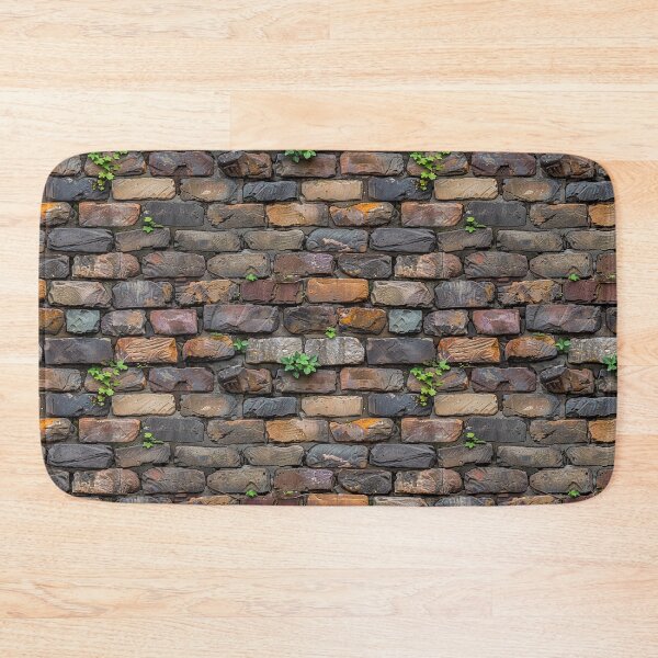 Item preview, Rustic Old Brick Wall with Green Ivy designed and sold by NTGUILTY.