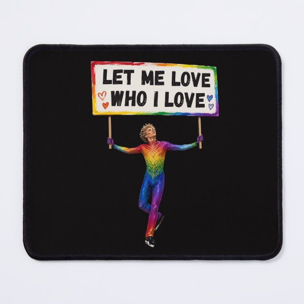 Item preview, Let Me Love Who I Love – LGBTQ Figure Skating Pride Design designed and sold by origin-arthouse.