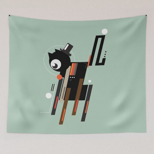 Item preview, The Geometric Gentleman / The Cat in a Hat designed and sold by HolaStudio.
