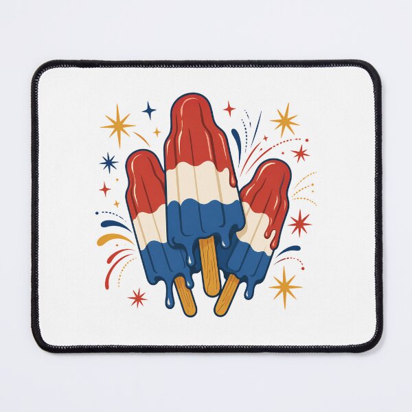 Item preview, Retro Patriotic Rocket Popsicle Vintage Americana Fourth Of July designed and sold by chattsuede.