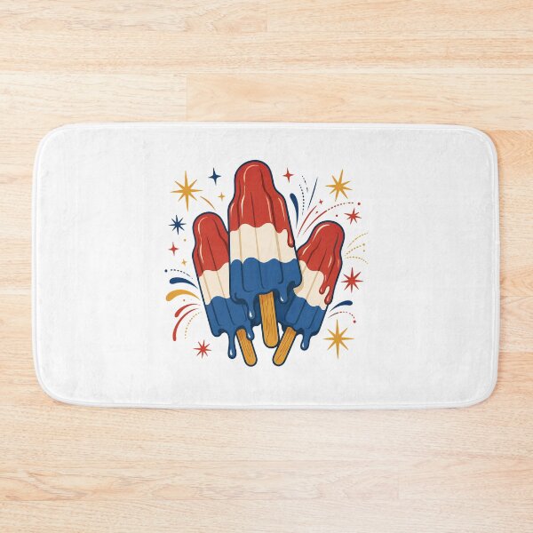 Item preview, Retro Patriotic Rocket Popsicle Vintage Americana Fourth Of July designed and sold by chattsuede.