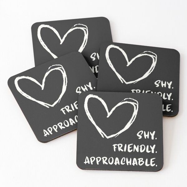 Item preview, Flirting Introverts Shy Friendly Approachable designed and sold by Noydee Red Salavan.