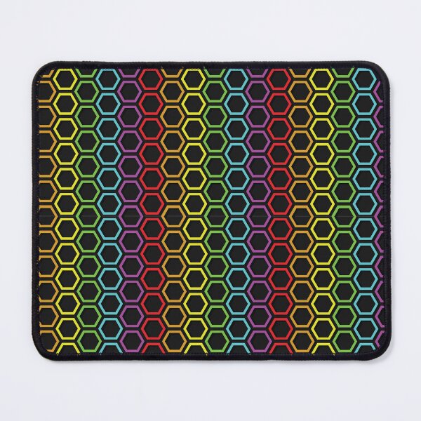 Item preview, Rainbow Hive Geometry Pattern designed and sold by Hallowed Artistry.