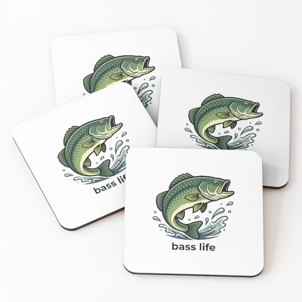 Item preview, Bass Fishing Bass Life Vintage Angler designed and sold by Smoking_Animals .