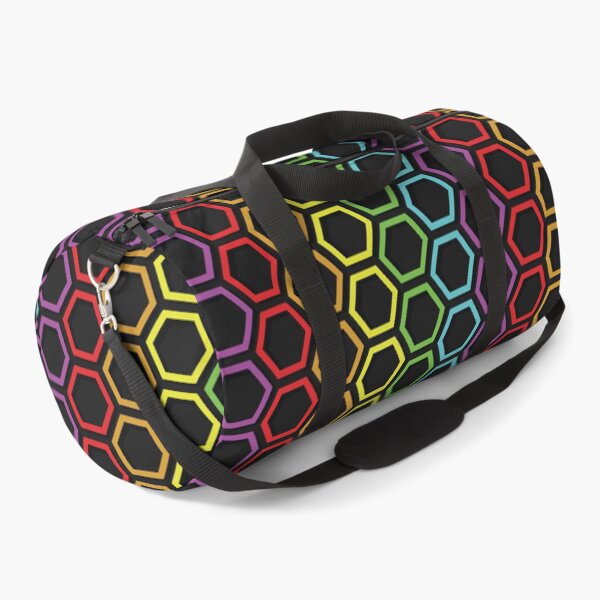 Item preview, Rainbow Hive Geometry Pattern designed and sold by Hallowed Artistry.