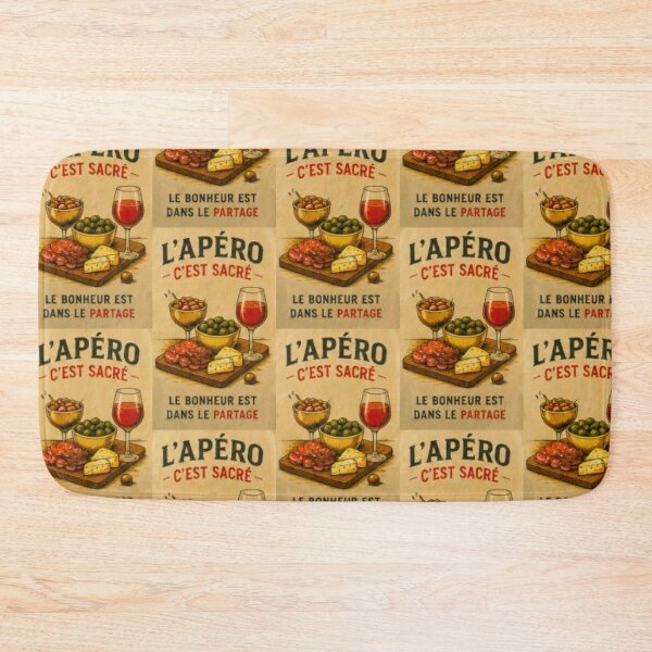 Item preview, The aperitif is sacred. designed and sold by REDART69.