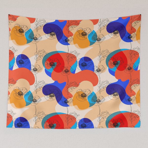 Item preview, Modern Abstract Confetti Shapes Pattern designed and sold by VirtuallyCreativ .