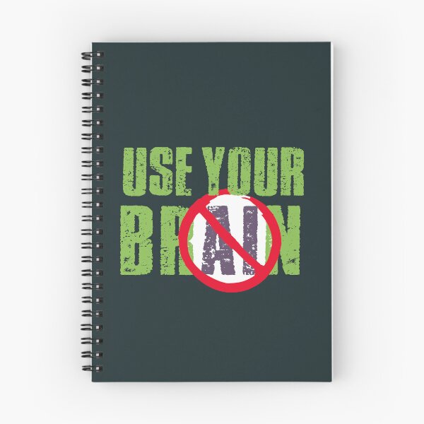 Item preview, Stop AI - Use your brain designed and sold by Frank J. Art.