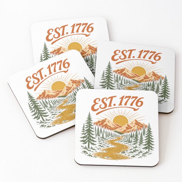 Item preview, Est 1776 Vintage Wilderness Adventure Retro Badge designed and sold by chattsuede.