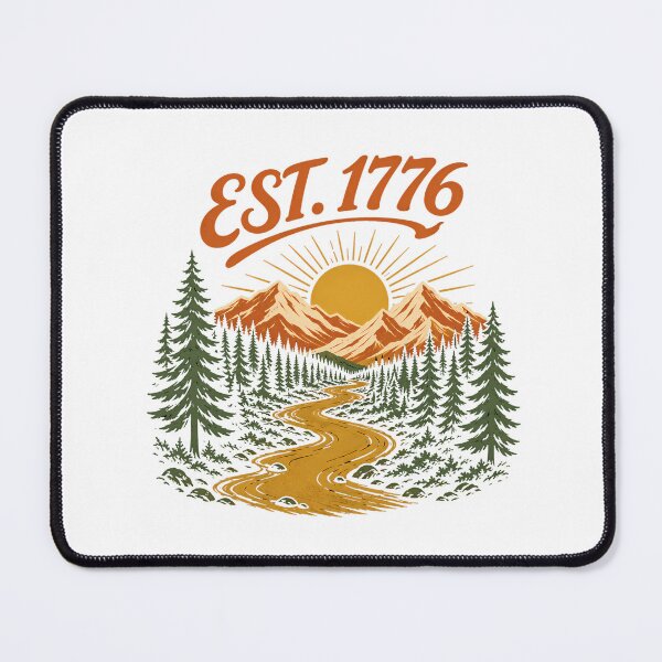 Item preview, Est 1776 Vintage Wilderness Adventure Retro Badge designed and sold by chattsuede.