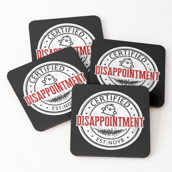 Item preview, Funny Certified Disappointment Badge designed and sold by TackyTime.