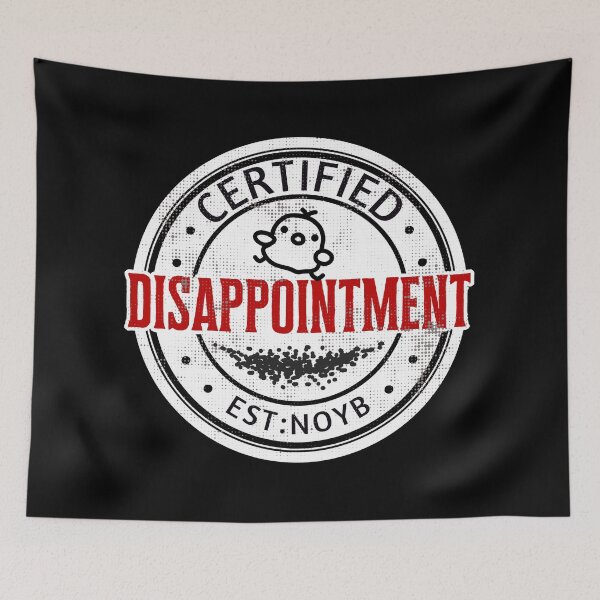 Item preview, Funny Certified Disappointment Badge designed and sold by TackyTime.