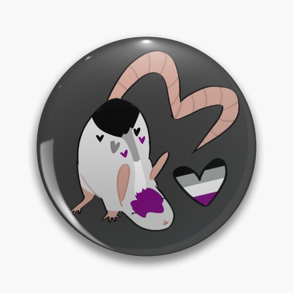 Item preview, Asexual Pride Rat designed and sold by staticshops.