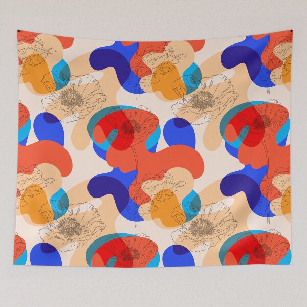 Item preview, Modern Abstract Confetti Shapes Pattern designed and sold by VirtuallyCreativ .