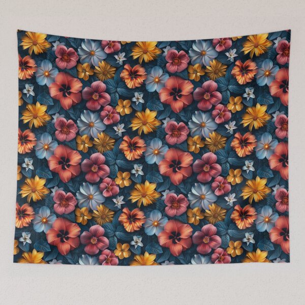Item preview, Moody Bold Botanical Seamless Floral Pattern designed and sold by NTGUILTY.
