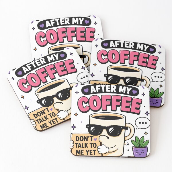 Item preview, Meet Me After My Coffee Funny Coffee Quote designed and sold by Gift Phrase Studio.
