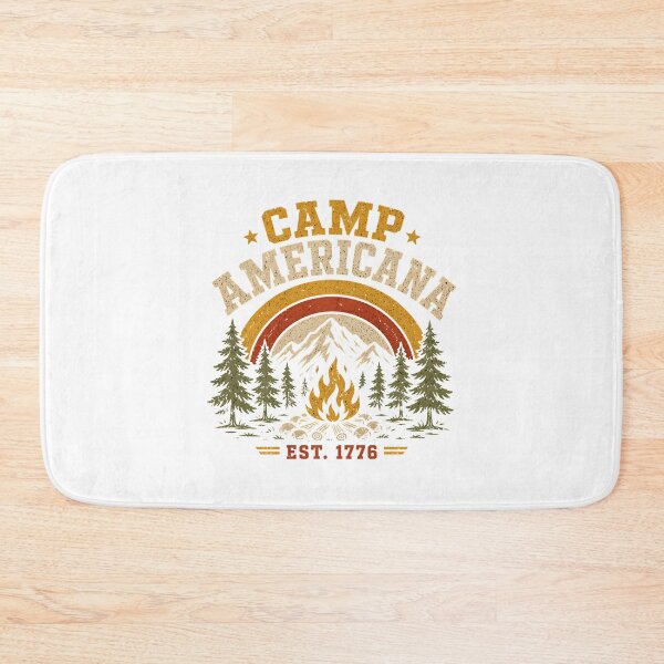 Item preview, Vintage Camp Americana 1776 Retro Patriotic Camping designed and sold by chattsuede.