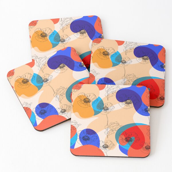 Item preview, Modern Abstract Confetti Shapes Pattern designed and sold by VirtuallyCreativ .