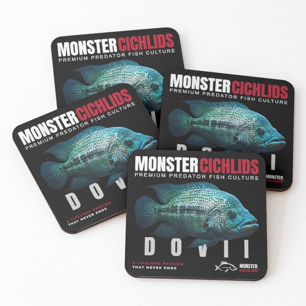 Item preview, Monster Cichlids Dovii Predator Fish T-Shirt designed and sold by MonsterCichlidsTV.