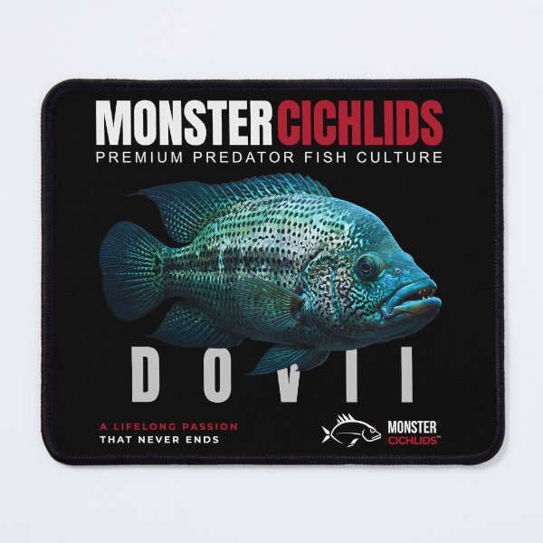 Item preview, Monster Cichlids Dovii Predator Fish T-Shirt designed and sold by MonsterCichlidsTV.