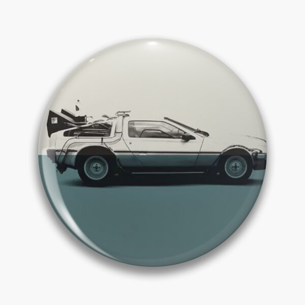 Item preview, Back to the Future Vintage: Retro 80s Time Machine Sci-Fi Fan Art designed and sold by benja-08.