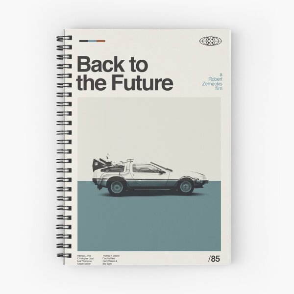 Item preview, Back to the Future Vintage: Retro 80s Time Machine Sci-Fi Fan Art designed and sold by benja-08.