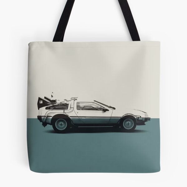 Item preview, Back to the Future Vintage: Retro 80s Time Machine Sci-Fi Fan Art designed and sold by benja-08.