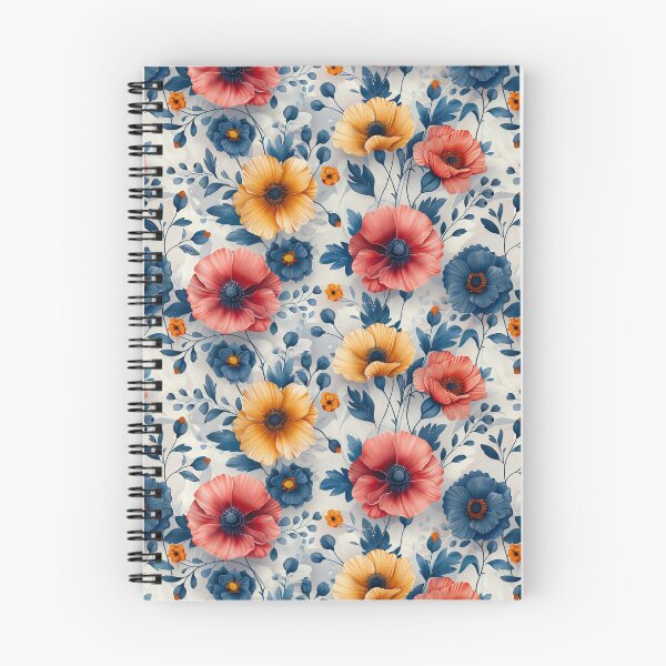 Item preview, Vintage Watercolor Anemone and Poppy Floral Pattern designed and sold by NTGUILTY.