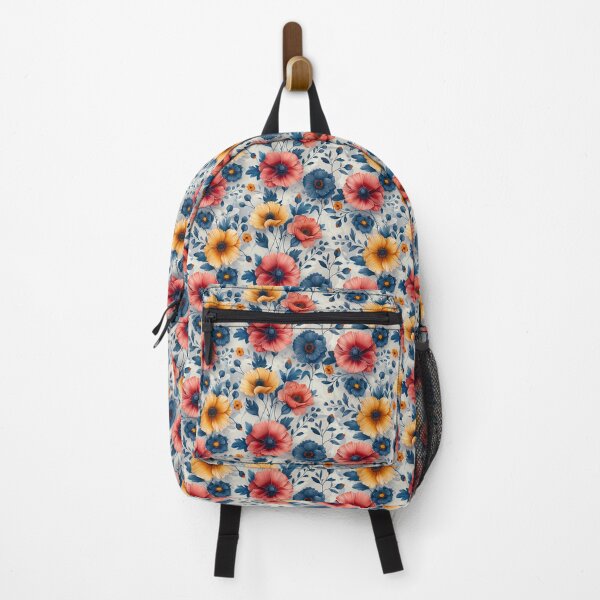 Item preview, Vintage Watercolor Anemone and Poppy Floral Pattern designed and sold by NTGUILTY.