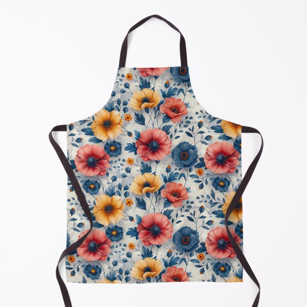 Item preview, Vintage Watercolor Anemone and Poppy Floral Pattern designed and sold by NTGUILTY.