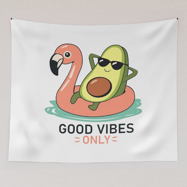 Item preview, Sunny Avocado Vibes designed and sold by DesignbyAnnaM.