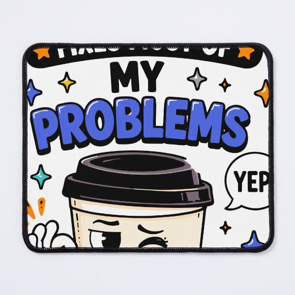 Item preview, Coffee Fixes Most Of My Problems Funny Coffee Quote designed and sold by Gift Phrase Studio.