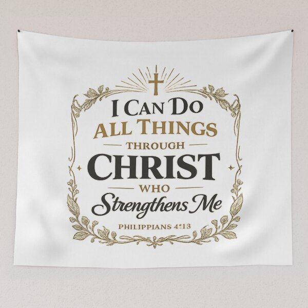 Item preview, Ican do all things through Christ who strengthens me designed and sold by QCena.