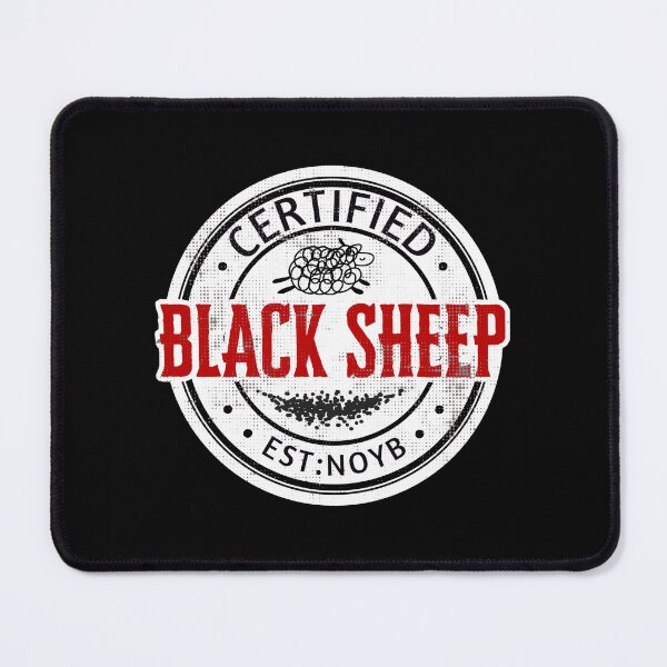 Item preview, Funny Certified Black Sheep Badge designed and sold by TackyTime.