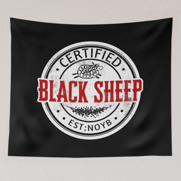 Item preview, Funny Certified Black Sheep Badge designed and sold by TackyTime.