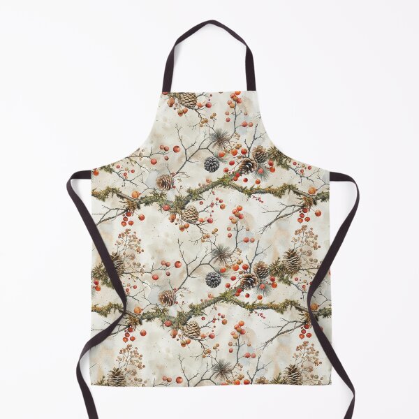 Item preview, Watercolor Forest Cones and Moss Pattern designed and sold by NTGUILTY.