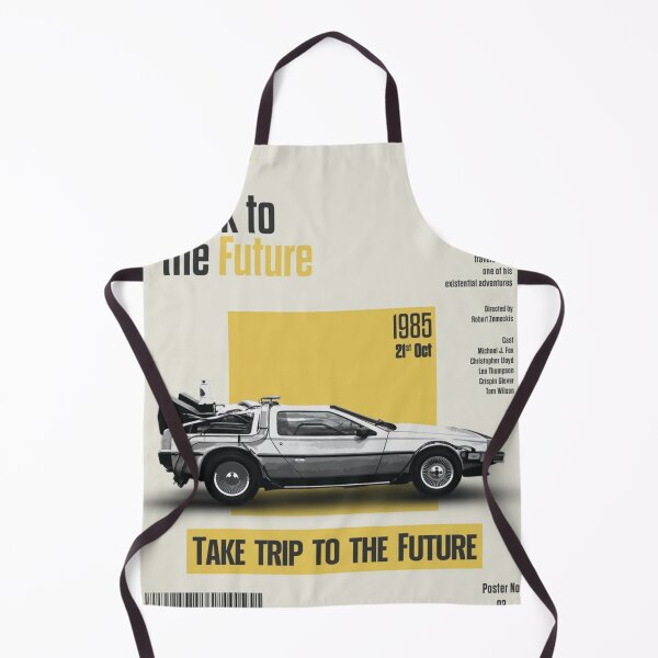 Item preview, Back to the Future Vintage: Retro 80s Time Machine Sci-Fi Fan Art designed and sold by benja-08.