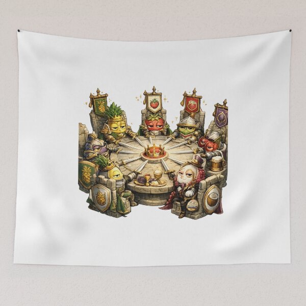 Item preview, The King of Fruit and the Round Table designed and sold by GarabatosLOL-AJ.