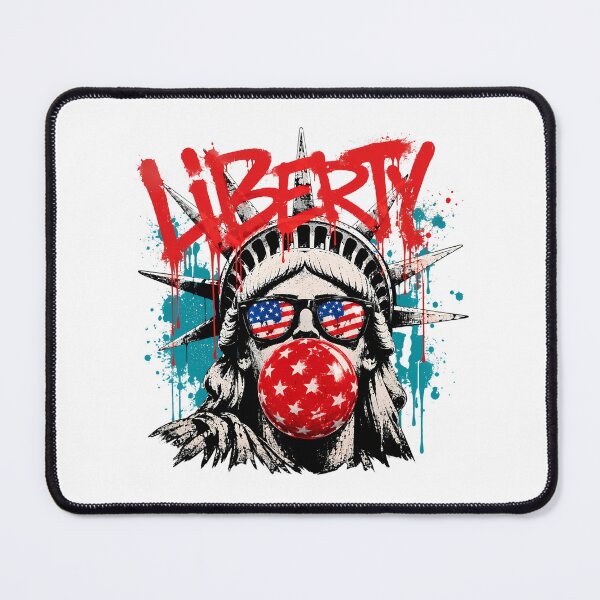 Item preview, Grunge Statue Of Liberty Bubblegum Liberty Patriot designed and sold by chattsuede.